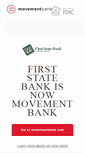 Mobile Screenshot of efirststatebank.com